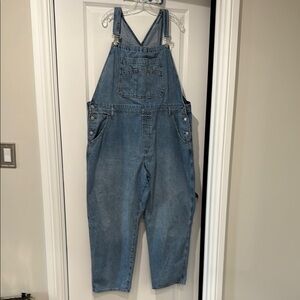 Gap 90’s Wide Leg  Denim Overalls. Size XXL NWOT